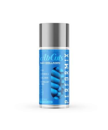 Performix AbCuts CLA + Collagen  100 Softgels  for Men and Women, Non-Stimulant  Contains Safflower Oil CLA, Vitamin E, Collagen (from Bovine, Porcine, and Fish), Beeswax, Lecithin - Buy Online on GoSupps.com