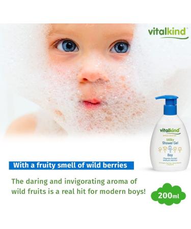 Vitalkind Shower Gel Boy Premium Natural Care Cosmetic Products for Children - Buy Online on GoSupps.com