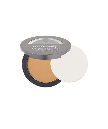 Ulta Beauty Adjustable Coverage Foundation Wet/Dry Pressed Powder   (neutral to warm with more yellow undertones) Tan