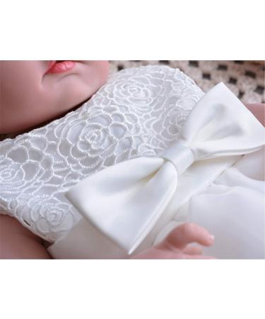 Selene Rose Floral Ivory Christening Baptism Dress | Baby Girl Special Occasion Gown - 12 Months - Buy Online on GoSupps.com