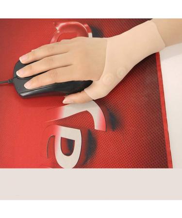 Milisten Fingerless Gloves with Thumb Splint - Elastic Silicone Wrist Support for Typing & Biking - 1 Pair - Buy Online on GoSupps.com