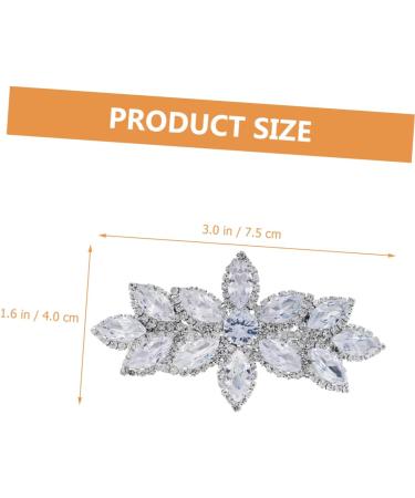BIUDECO Rhinestone Hair Clip Rhinestones Hair Accessories Rhinestones Hairpin Wedding Rhinestones Hair Clip Diamonds Hair Clip Women Hair Barrettes Women Hair Accessories Women Hair Clip - Buy Online on GoSupps.com