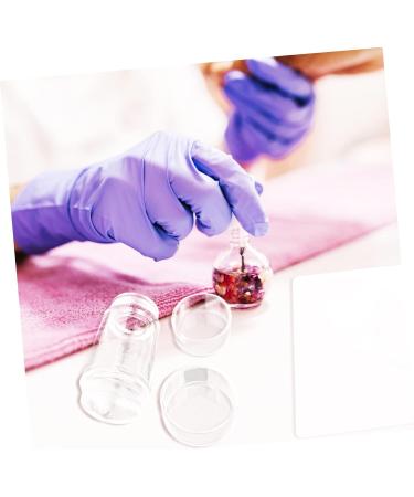 POPETPOP 2 Sets Nail Grooming Kit Salon Supplies Nails Gel Kit Beauty Supplies Nail Tool Nail Art Tools Silicone Manicure Printing Plates Handle Women's Fully Transparent Acrylic - Buy Online on GoSupps.com