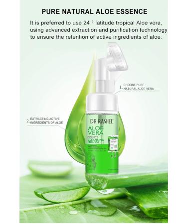Dr Rashel DRL-1504 Aloe Vera Extract Green Cleansing Mousse 125ml - Buy Online on GoSupps.com
