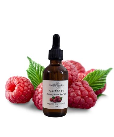 Red Raspberry Seed Oil Organic Cold Pressed Unrefined Natural 2 Fl Oz