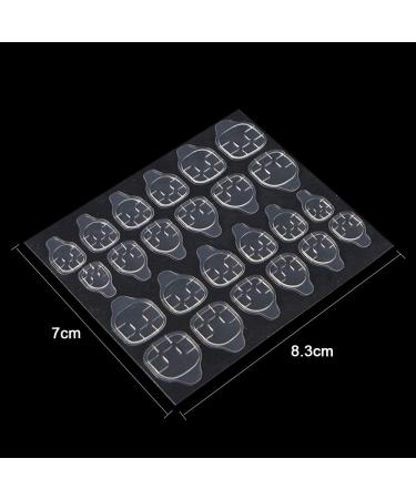 Kalolary Double-Sided Nail Glue Stickers - 20 Sheets (480 Pieces) Flexible Adhesive Tabs for Perfect Manicures - Clear Nail Glue Gel Tape for Fake Nails - Buy Online on GoSupps.com