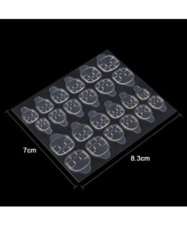 240-Pc Double-Sided Nail Glue Stickers - Flexible Adhesive Tabs for Fake Nails | Kalolary - Buy Online on GoSupps.com