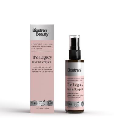 Biostren The Legacy Hair Growth Oil 5fl oz Scalp and Hair Care Oil Natural Hair Growth Oil with Botanical Oils Rosemary Vitamin E Pre-Wash Hair Growth Treatment for Thinning Dry Damaged Hair