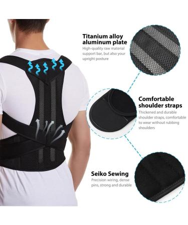 Posture Corrector for Men & Women - Adult Back Support Lumbar Brace | Health Care Corset Belt (Large - Buy Online on GoSupps.com