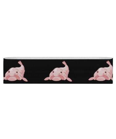 Cute Blob Fish Blobfish Resistance Bands for Working Out Non-slip Legs Booty Yoga Straps Physical Therapy Aids