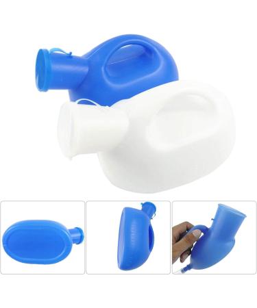 Portable Urinal Bottle | Urinal Potty Men's Camping Outdoor Urinal Camping Car Trip 2000mL Urinal Bottle White Version With Extension Tube - Buy Online on GoSupps.com