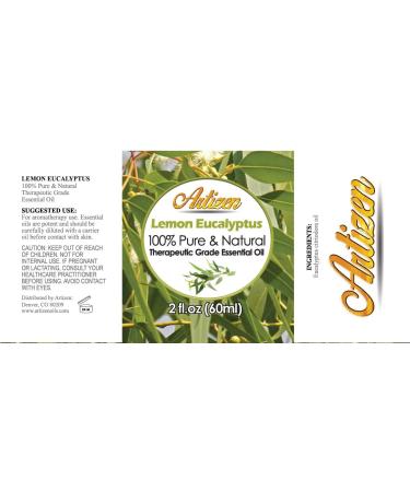 Artizen Lemon Eucalyptus Essential Oil - Pure & Natural 2oz Therapeutic Grade for Aromatherapy | Best Lemon Eucalyptus Oil - Buy Online on GoSupps.com