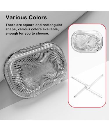 dijiusidy Portable Dental Case Braces Storage Box Seal with Partition Dust-proof Cotton Swab Holder for Travel Home Business Transparent L L Transparent - Buy Online on GoSupps.com