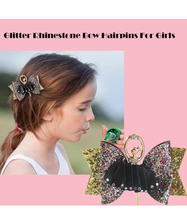 Artibox 3PCS Ballet Girl Hair Clips Set - Glitter Rhinestone Alligator Clips for Dance Parties - Buy Online on GoSupps.com