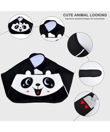 3-in-1 Portable PVC Panda Hot Water Bottle | Soft Waist Cover & Hand Warmer for Pain Relief - Ideal for Kids & Adults - Buy Online on GoSupps.com