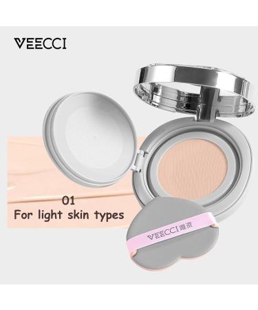 Buy Cream Cushion Foundation - Satin Finish Flawless Coverage Hydrating Formula Long-Lasting & Oil-Moisture Balance (Natural Beige) | International Shipping Available - Buy Online on GoSupps.com