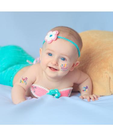 144 Mermaid Temporary Tattoos - Party Favors & Supplies | Waterproof Tattoo Stickers in 16 Styles - Buy Online on GoSupps.com