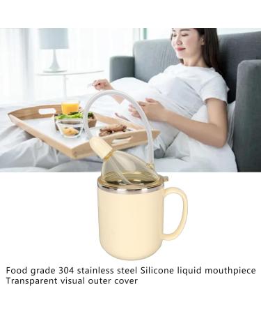 Convested 360 Leakproof Drinking Cup with Straw - Multifuntional & Rotatable for Convalescent Use (Yellow) - Buy Online on GoSupps.com