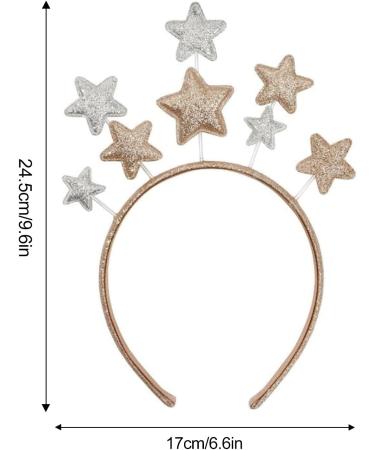 Star Headband Cute Star Hair Hoop Unisex Headbands for women s hair Unisex Fashion Hair Band Accessories for Women and Men for Party Festival Holiday Birthday - Buy Online on GoSupps.com