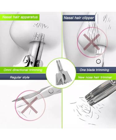 Buy Eco-Friendly Nose Hair Trimmer for Men & Women | Large Opening Design | Sharp & Fast - Silver - Buy Online on GoSupps.com