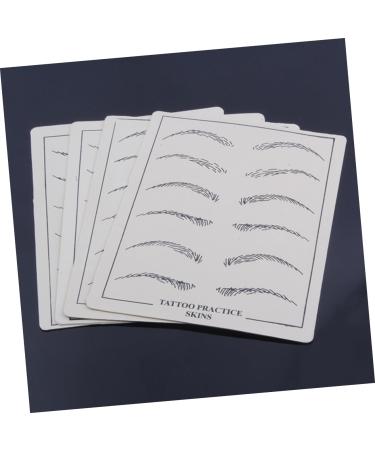 Mikinona Eyebrow Microblading Skin 6 Pcs Eye Brow Shaping Kit Eyebrow Practice Skin Eyebrow Trimming - Buy Online on GoSupps.com