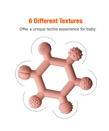 Pandaear 3-Set Baby Biting Toys | BPA-Free Silicone Teething Rings for 0-6 Months | Safe Dental Assistance & Gripping Toys - Buy Online on GoSupps.com