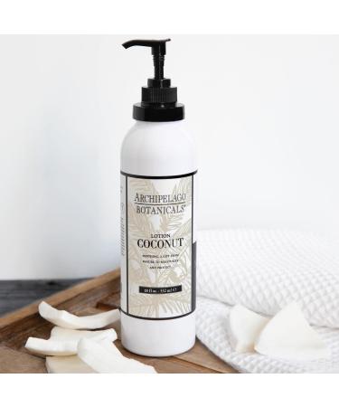 Archipelago Botanicals Coconut Lotion - Nourishing Daily Body Lotion (18 oz) | Paraben, Phthalate, and GMO Free - Buy Online on GoSupps.com