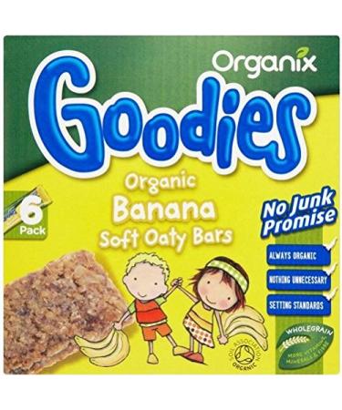 Organix Goodies Organic Soft Oaty Bars - Banana 12mth+ (6x30g)