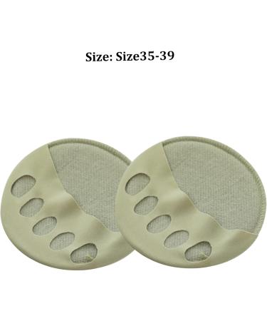 Forefoot Pads Honeycomb Fabric - High Heel Toe Pads for Women | 3 Pairs in Skin Green & Purple - Summer Comfort - Buy Online on GoSupps.com