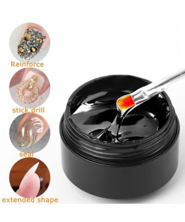 15ml 4-in-1 Assembly Gel for Gel Nails - UV Builder & Nail Extension Gel - Clear Manicure Strengthening Glue - Buy Online on GoSupps.com