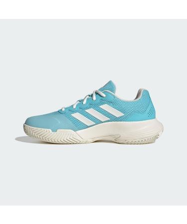 Buy adidas Women's Gamecourt 2.0 Tennis Shoes - Light Aqua Off White Bright Red - EU Size 40 | International Shipping Available - Buy Online on GoSupps.com