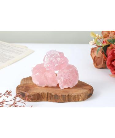 XIANNVXI Rose Quartz Crystal 1.77-2.17 Raw Stone - Natural Healing Gemstone for Reiki, Collectors, and Gifts - Buy Online on GoSupps.com