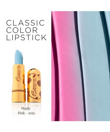 BESAME COSMETICS Magic Pink Lipstick - 1959 Vintage Color Changing Lipstick for Women - Buy Online on GoSupps.com