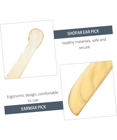 NOLITOY 4pcs Shofar Ear Wax Removal Tools Portable Ear Cleaning Sticks for Safe Comfortable Earwax Removal Non- Design Materials 2 - Buy Online on GoSupps.com