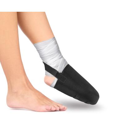 Gypsum socks for plaster foot casting socks toe cover adjustable protection plaster shoe plaster foot with anti -slide belt rehabilitation foot cover around the toes warm (black) - Buy Online on GoSupps.com