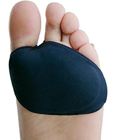 Forefoot Insole Silicone Gel - Pain Relief for Feet (2 Holes M Black) | International Shipping - Buy Online on GoSupps.com