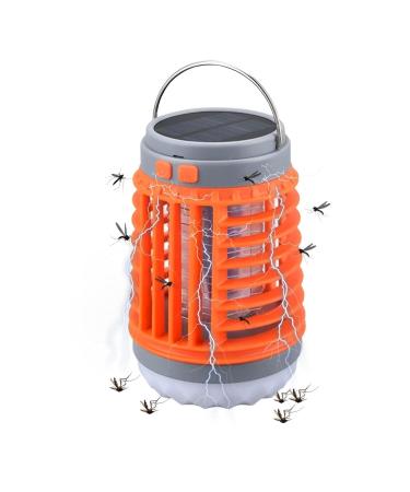 Mosquito Zapper Mosquito Killer Light Mosquito Lamp Electric Fly Killer Household Use Insect Killer Electric Portable No Toxic Camping(Color:Orange)