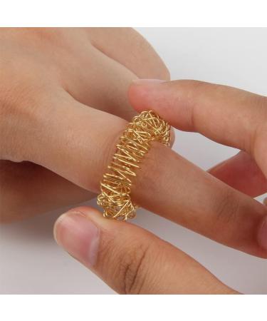 Dulspue Massage Rings for Fingers - 12 Piece Acupressure Ring Set for Stress Relief & Improved Circulation - 6 Colors Available - Buy Online on GoSupps.com