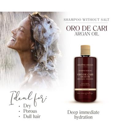 AMAZONICA BELEZA Oro de Cari Shampoo 10.1 Oz | Hydrate & Repair Moisture for Dry Hair - International Shipping Available - Buy Online on GoSupps.com