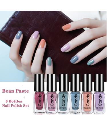 Quick Dry Nail Polish Set - Long Lasting Peel-Resistant - 6 Bottles | Perfect Nail Art for Women & Girls - Buy Online on GoSupps.com