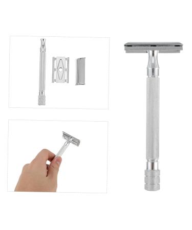 FRCOLOR Pack of 3 Manual Shaver - Stainless Steel Double-Sided Safety Razor for Men | Electric & T-Face Razor | Durable & Efficient - Perfect Grooming Tool - Buy Online on GoSupps.com