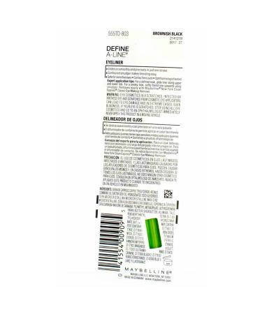 Maybelline Define-A-Line Eyeliner Brownish Black - 0.01 fl. oz. (Pack of 1) - Buy Online on GoSupps.com