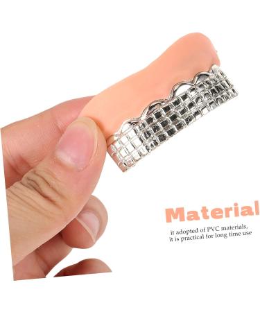 Nolitoy 10 Stk Creepy Halloween Teeth - Vampire Zombie Pumpkin Costume Accessories - Realistic PVC Dental Props for Cosplay & Dress-Up - Buy Online on GoSupps.com