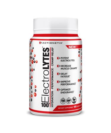Electrolytes (100 caps) - Hydration Tablets - Electrolyte Replacement Pills for Quick & Lasting Rehydration Stimulant Free Electrolyte Capsules Salt Capsules Salt Tabs Hydration Pills