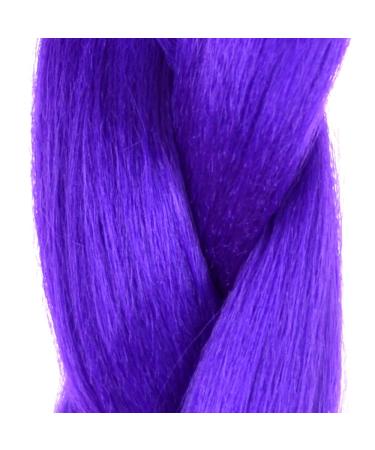 Premium 2m Mybraids 1-Colored Violet Braid Hair for Rasta Dreads Crochet Twists & Box Braids - Art Hair Extensions & Braiding Hairstyles - Buy Online on GoSupps.com