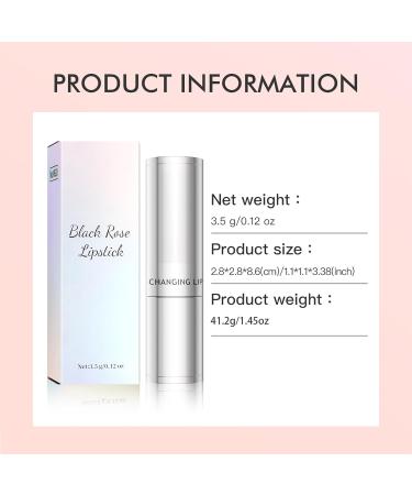 Matte Finish Lipstick | Black Rose Sweat-Resistant Foundation for Makeup - Smudge-Proof Lipstick - For Beauty Travel Daily Wear Evening Wear Women Girls - Buy Online on GoSupps.com