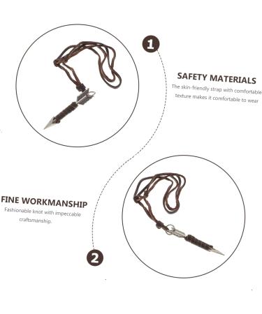 OFFSCH Mens Necklace Choker Necklace for Men Men's Necklace Leather Neck Chain Man Adjustable Cowhide Rope - Buy Online on GoSupps.com