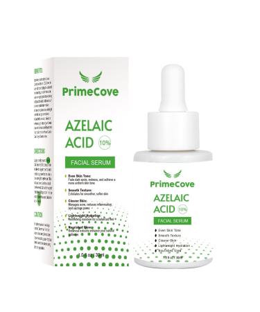 PrimeCove - 10% AA Serum (30ml) | Skin Brightening Even Skin Tone Texture Refinement Acne Management Reduced Redness Hydration Natural Radiance Anti-Aging & Minimised Pores