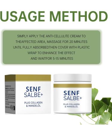 SZ ihang Mustard ointment Plus active mustard ointment intensive moisture care mustard ointment against cellulite massage firming skin active mustard ointment for waist abdomen thighs and buttocks - Buy Online on GoSupps.com