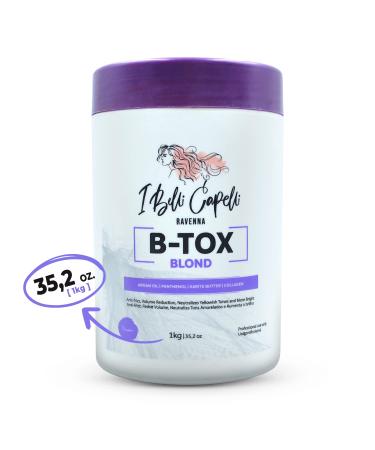 ibelli Capelli Blond Hair Botox Treatment - Formaldehyde-Free Anti-Frizz Smoothing 1kg - Buy Online on GoSupps.com